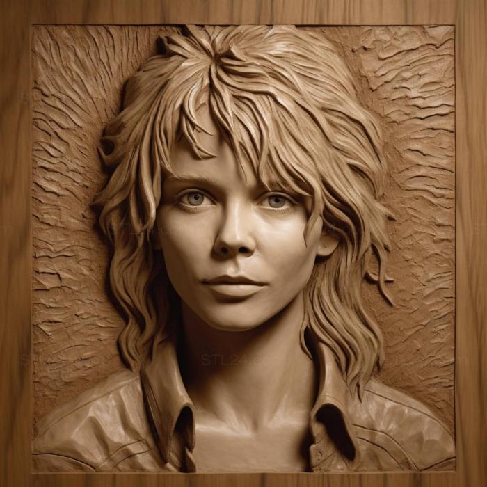 Famous (Meg Ryan 1, 3DFMS_8720) 3D models for cnc